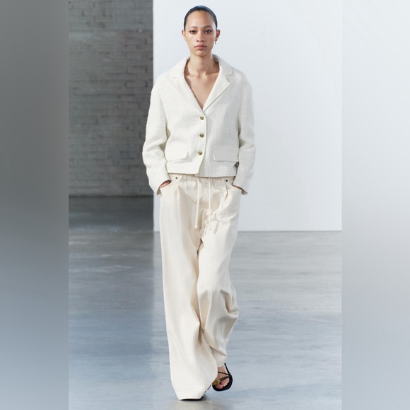 ZW COLLECTION TEXTURED BLAZER Size S - Picture 3 of 16